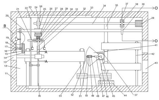 Automatic wood clamping and cutting device