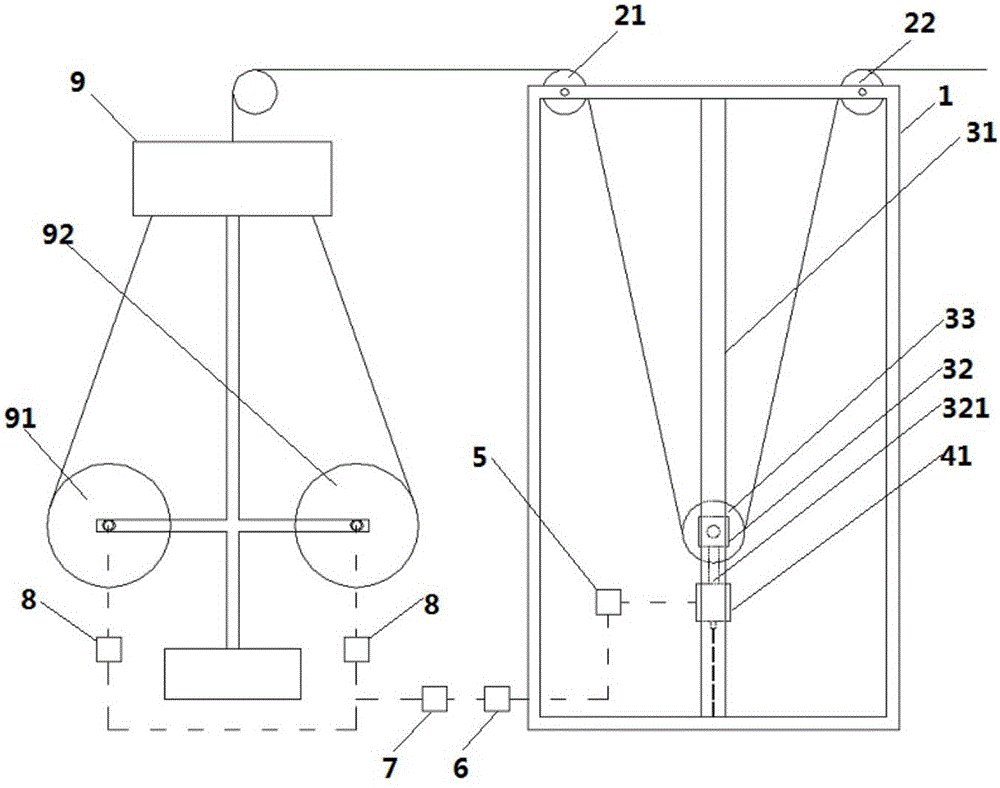 Tension adjusting device of automatic paper splicing machine