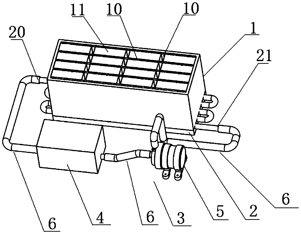 Battery pack heat dissipation device and battery system