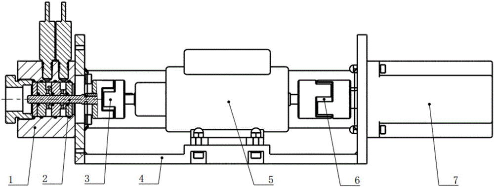 Experimental device and experimental method for rotation dynamic sealing characteristics of sealing ring