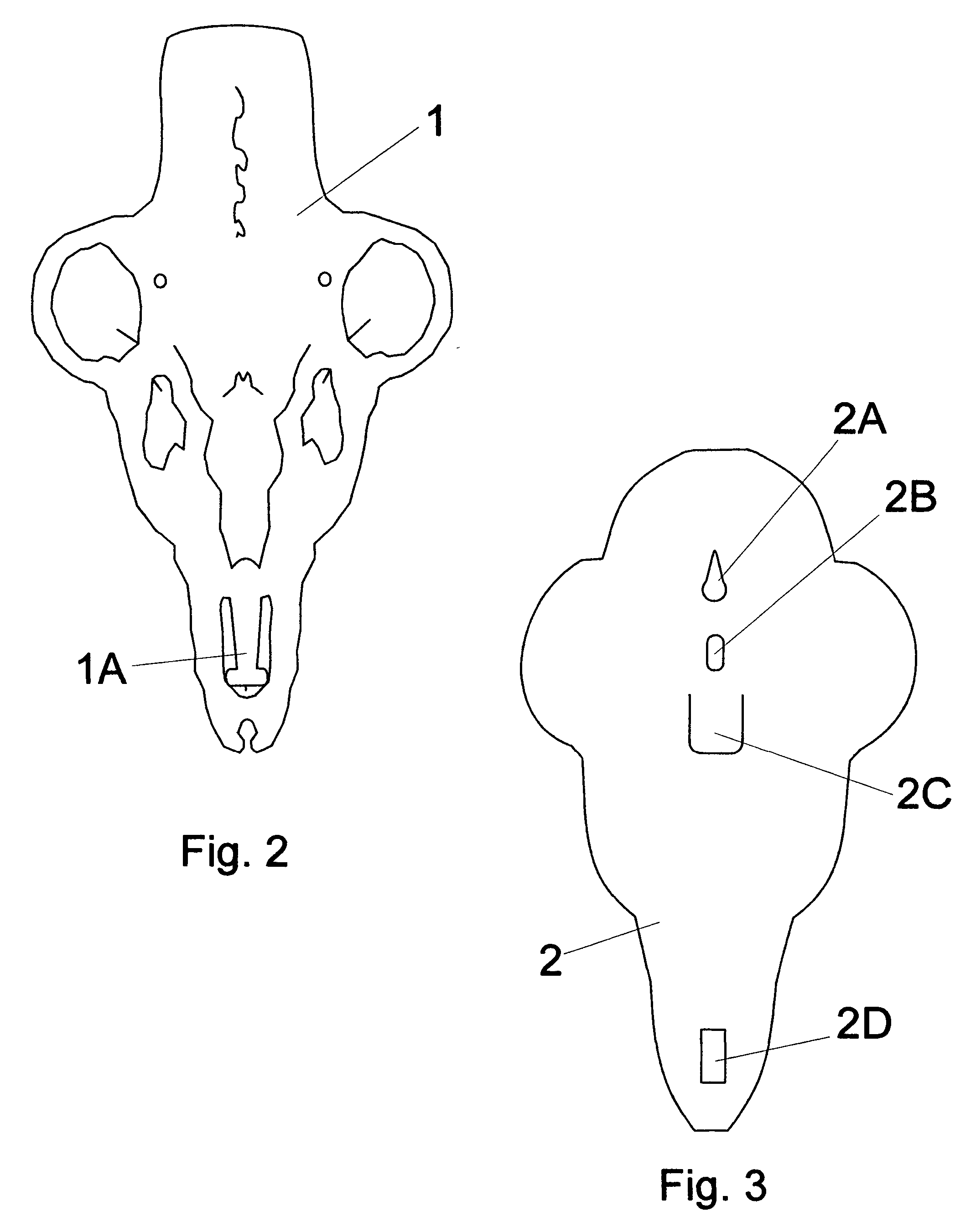 Iron buck antler mount