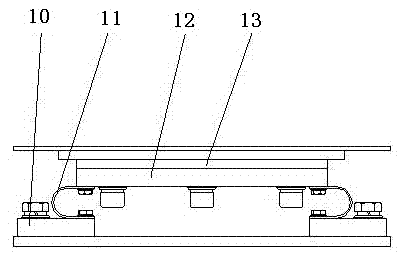 Precise transmission liquid hydrostatic guide rail driven by adopting linear motor