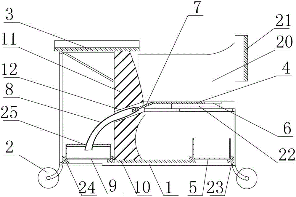 Stroller with stool storage function