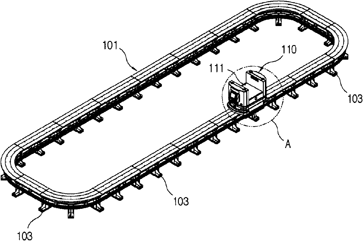 Magnetic levitation transferring system