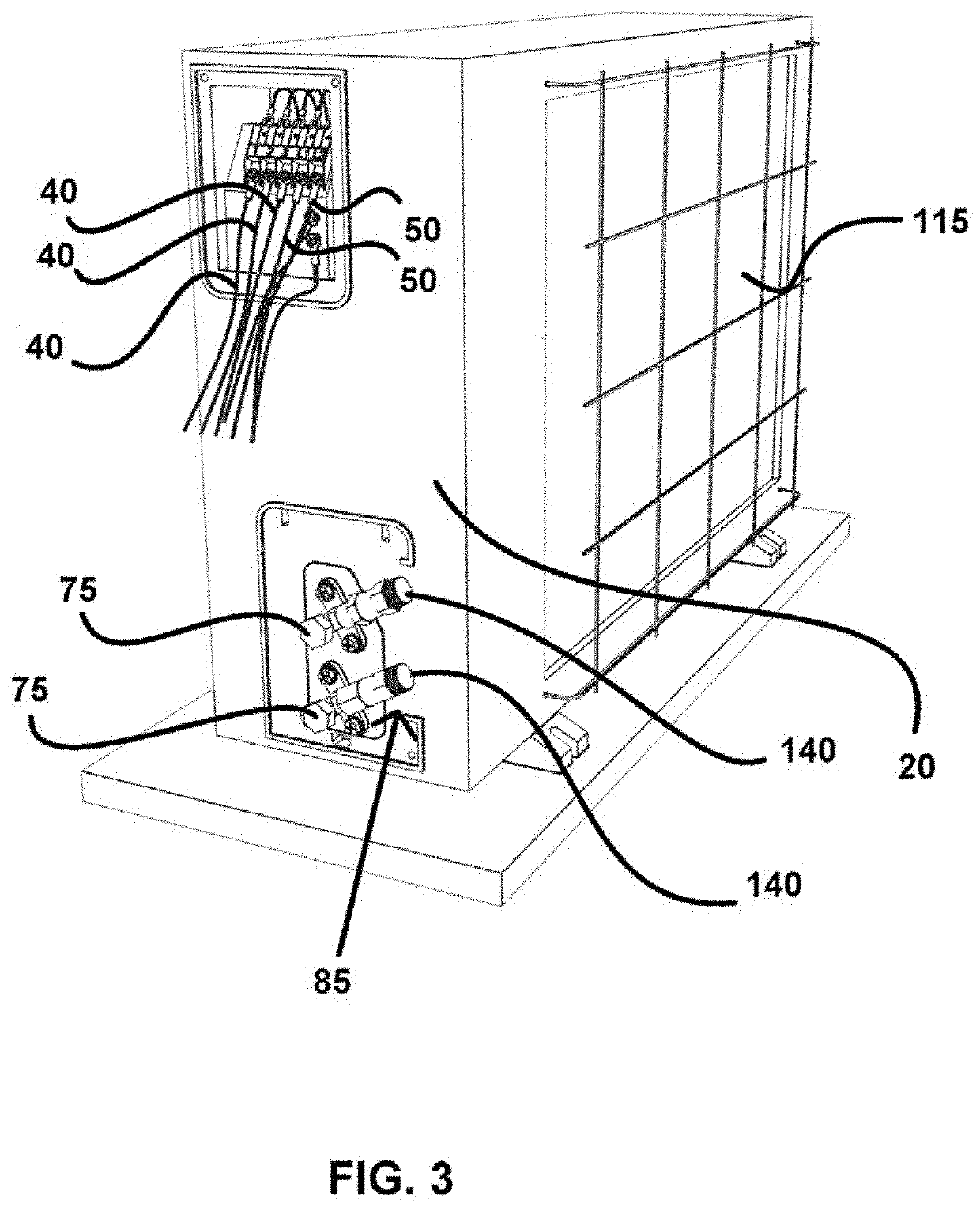 Apparatus and process for amateur ductless HVAC installation