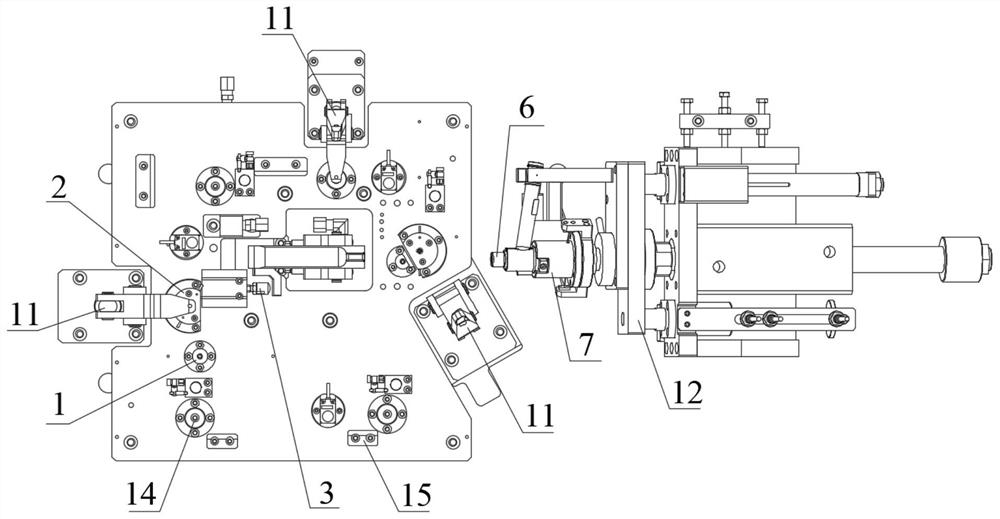 A processing device and processing method suitable for inverter shell assembly