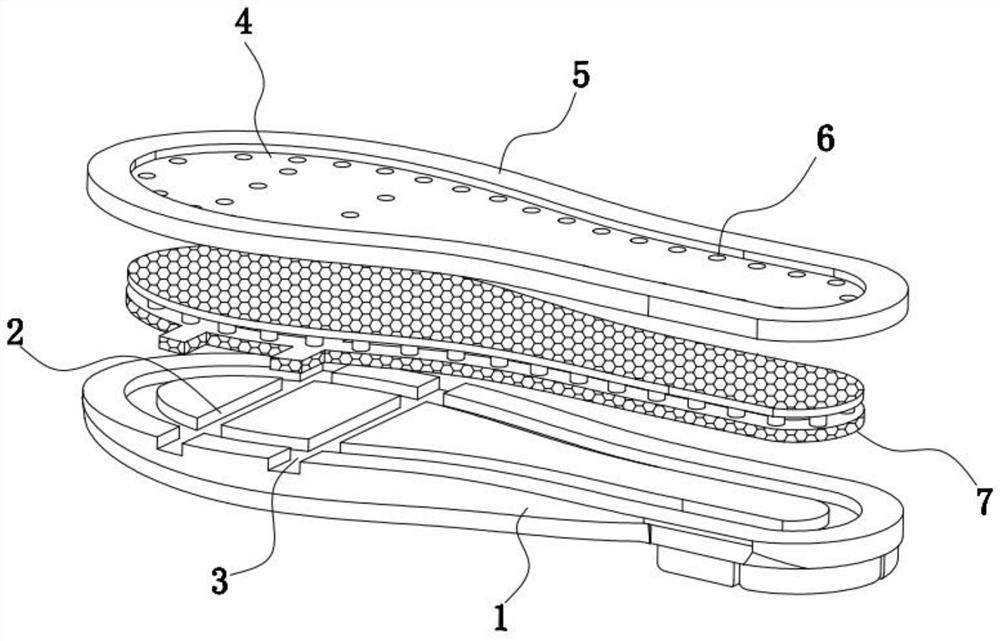 Preparation method of anti-puncture breathable sole and safety shoe with sole