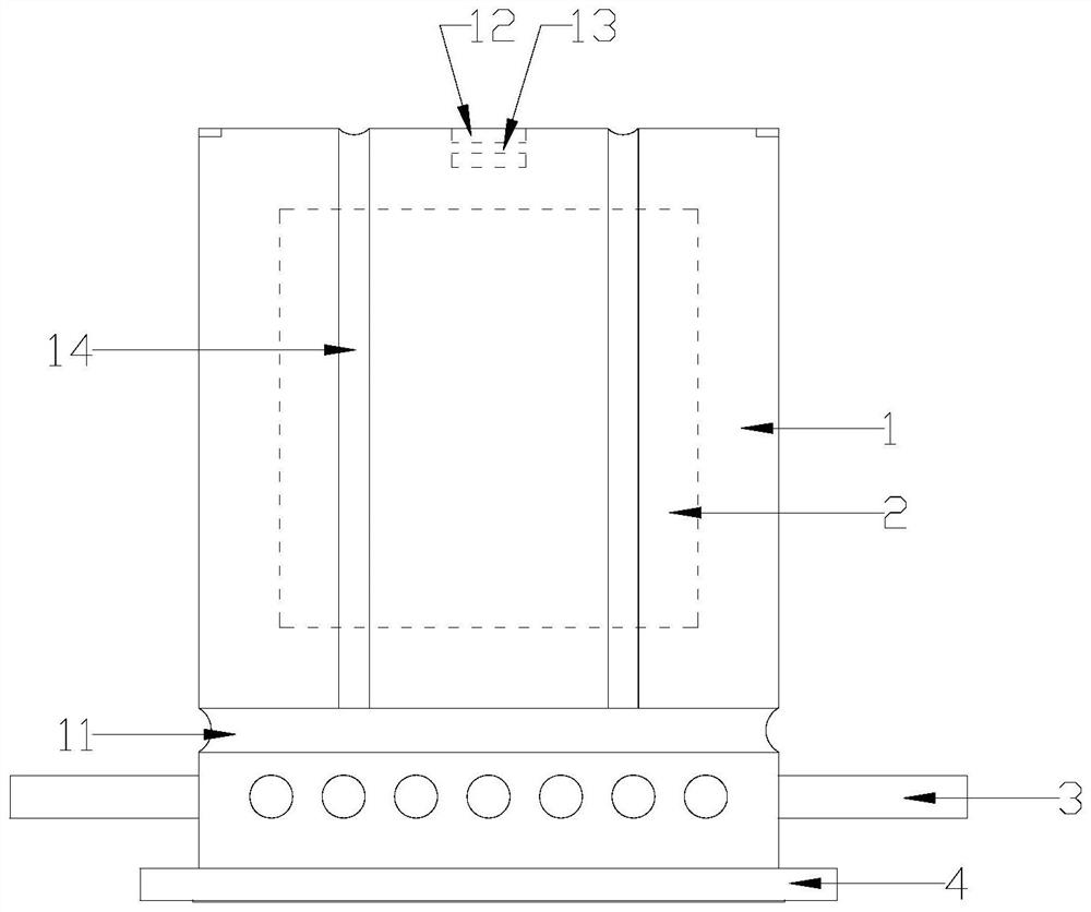 Anti-floating honeycomb core