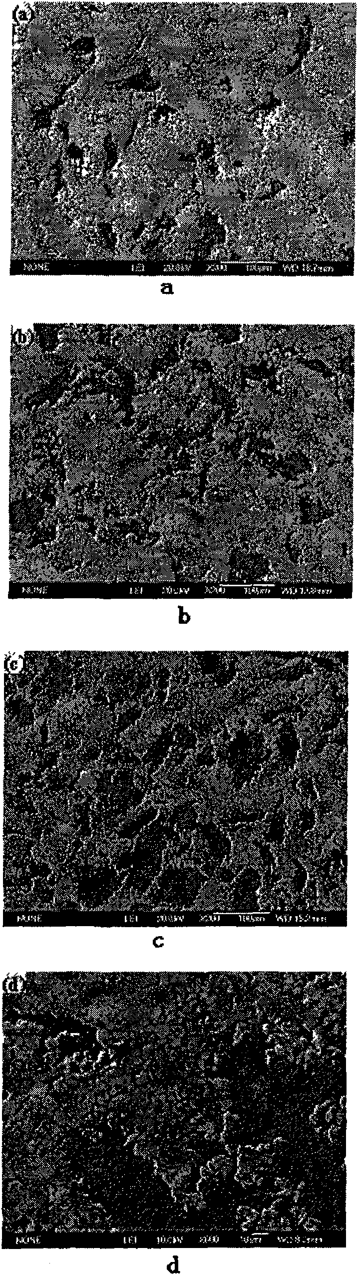 Method for manufacturing CuWCr composite material by using WCr alloy powder