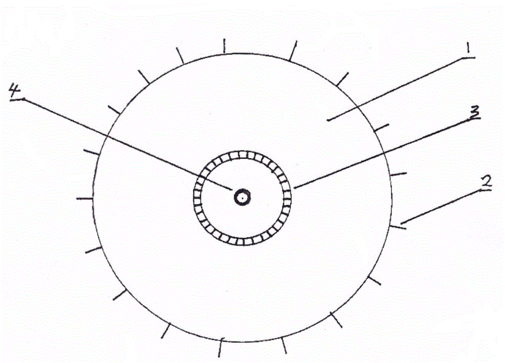 Hand-push type straw crop harvester