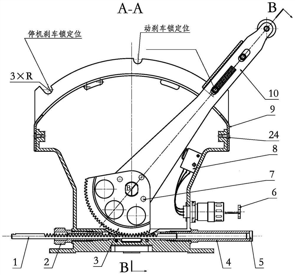 Hand brake control device