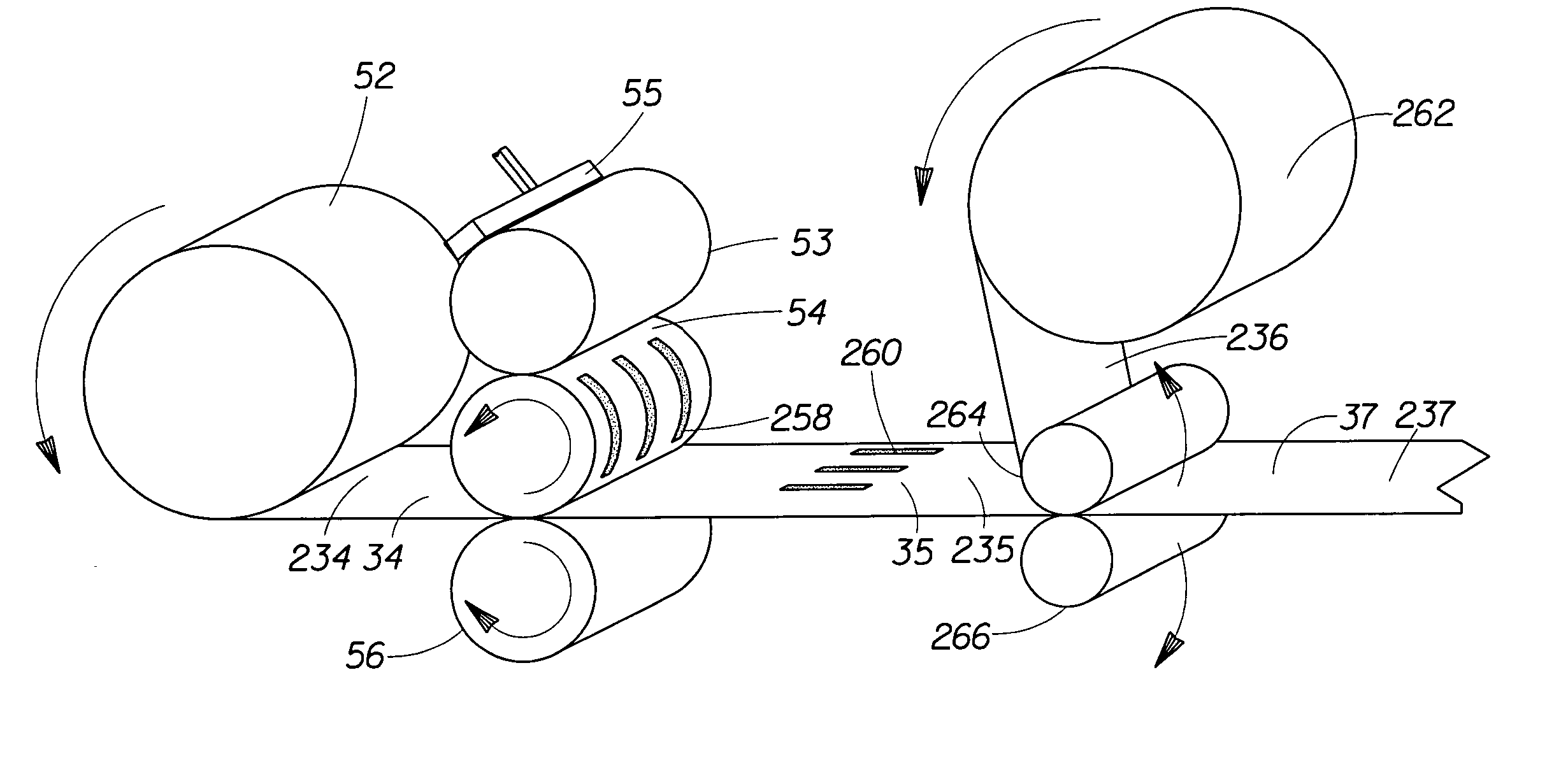 Letterpress application of elastomeric compositions