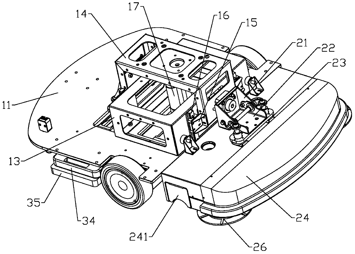 Commercial intelligent cleaning robot