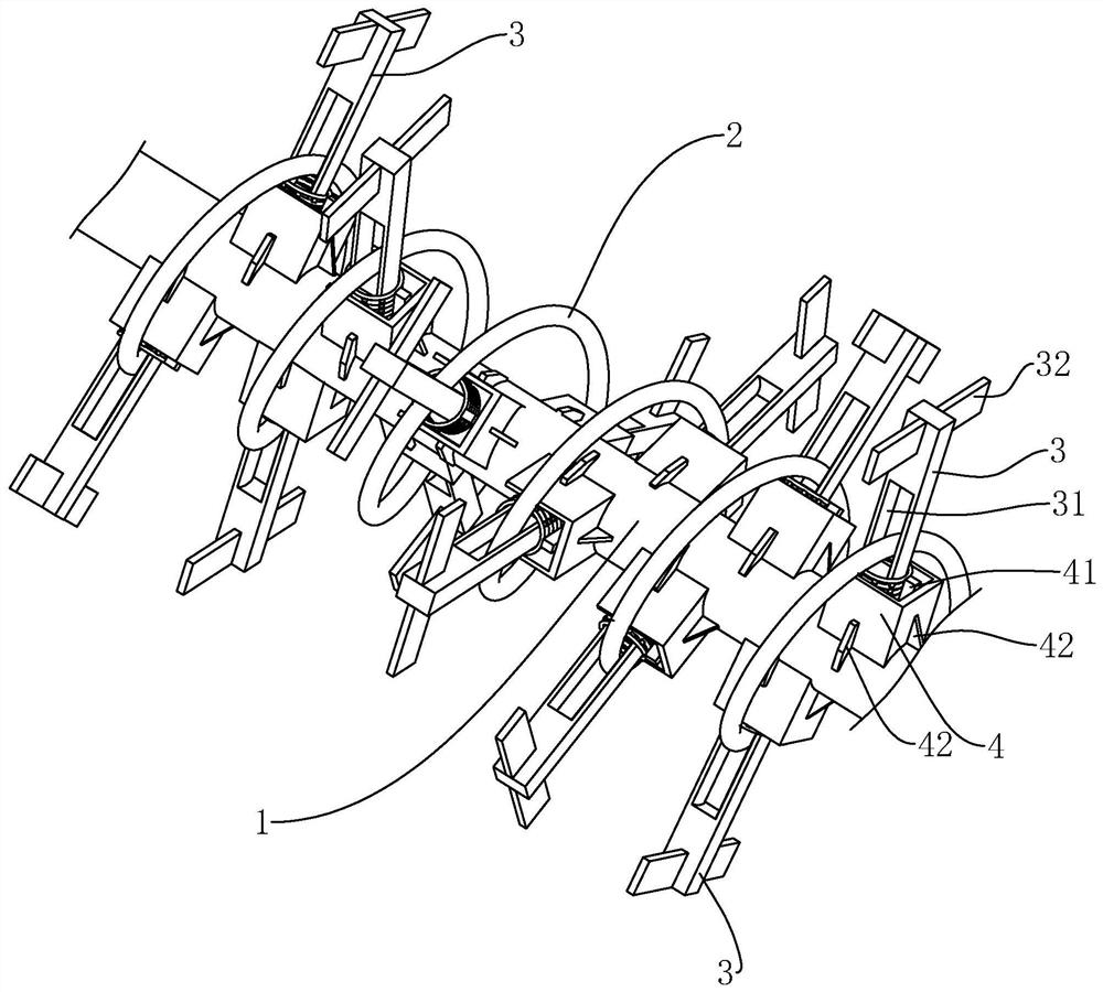 Construction method for pile-anchor support of spiral cage core anchor rod