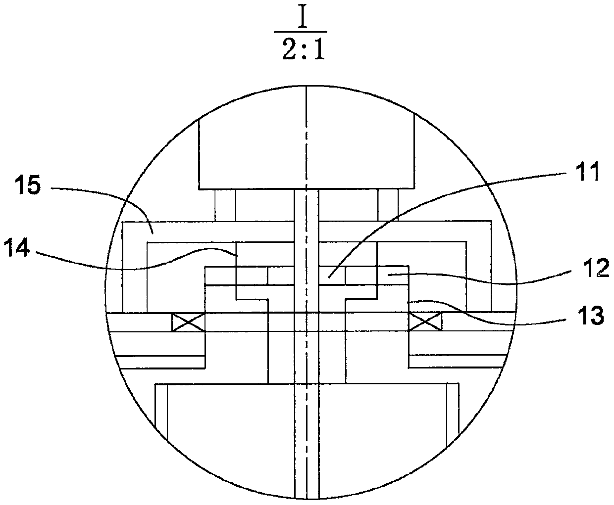 Coaxially-rotary stirring clarification tank