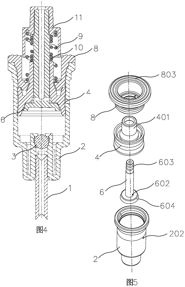 Press type external spring perfume sprayer and round trip press method thereof