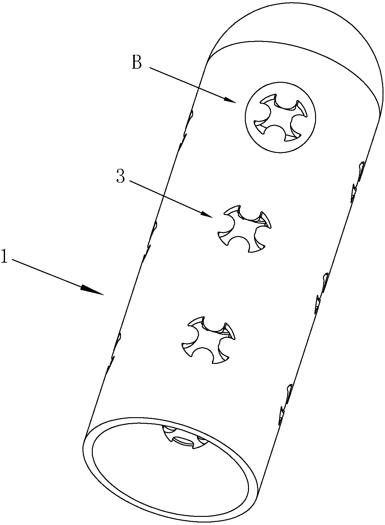 Drainage tube preventing from destroying surrounding tissues when extracted