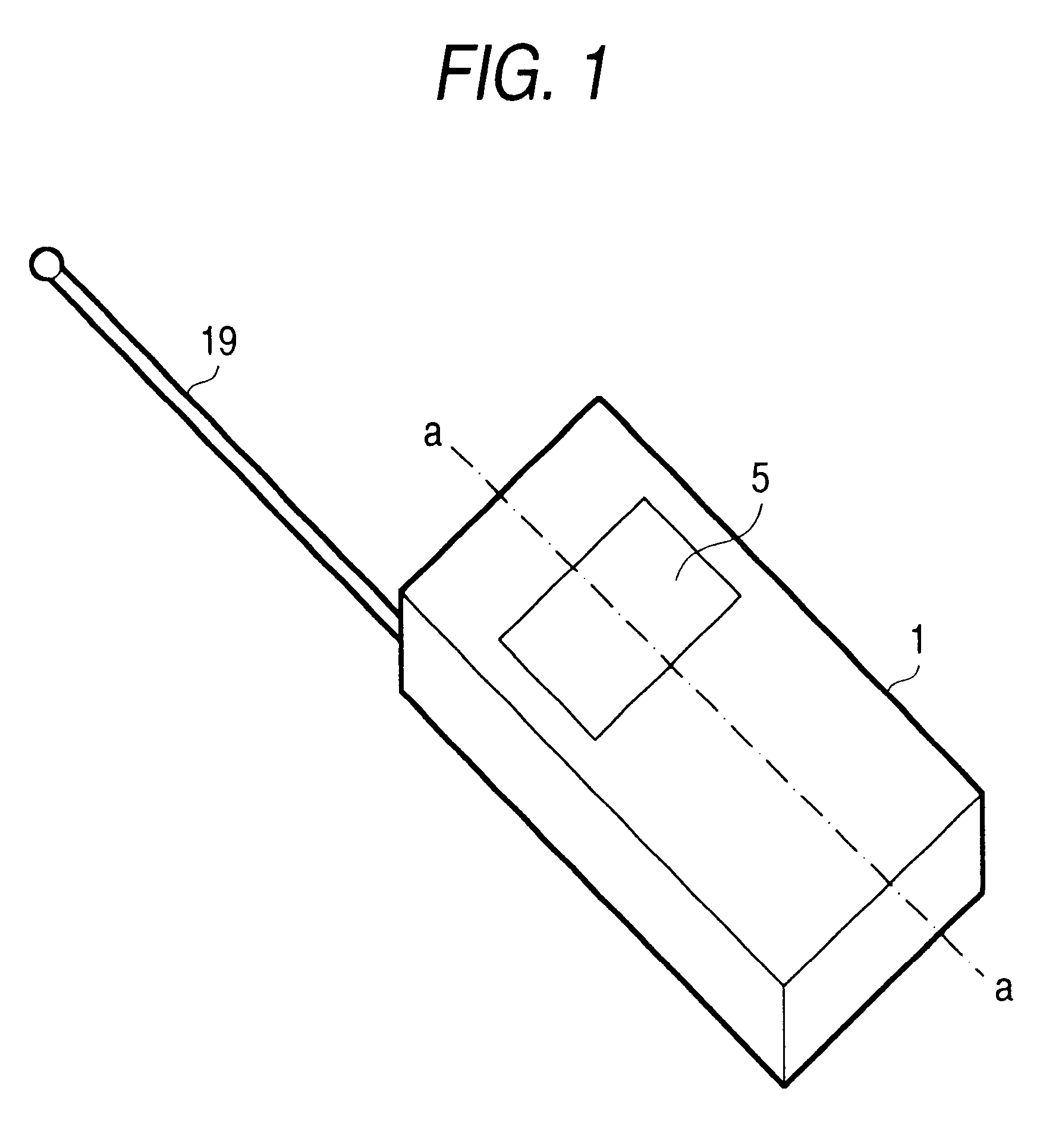 Portable transmitter for vehicle key system