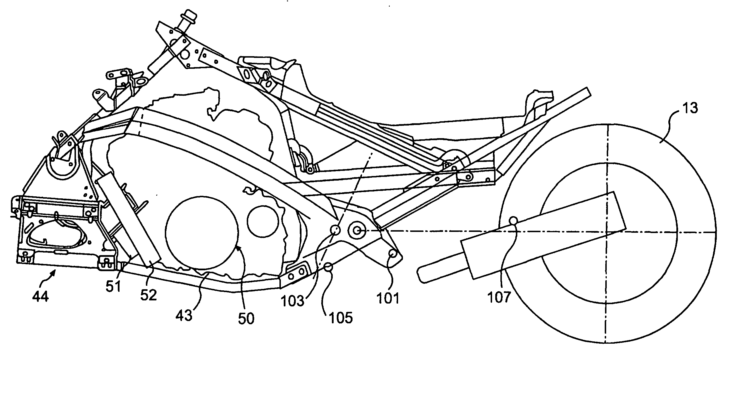 Three-wheeled vehicle having a split radiator and an interior storage compartment