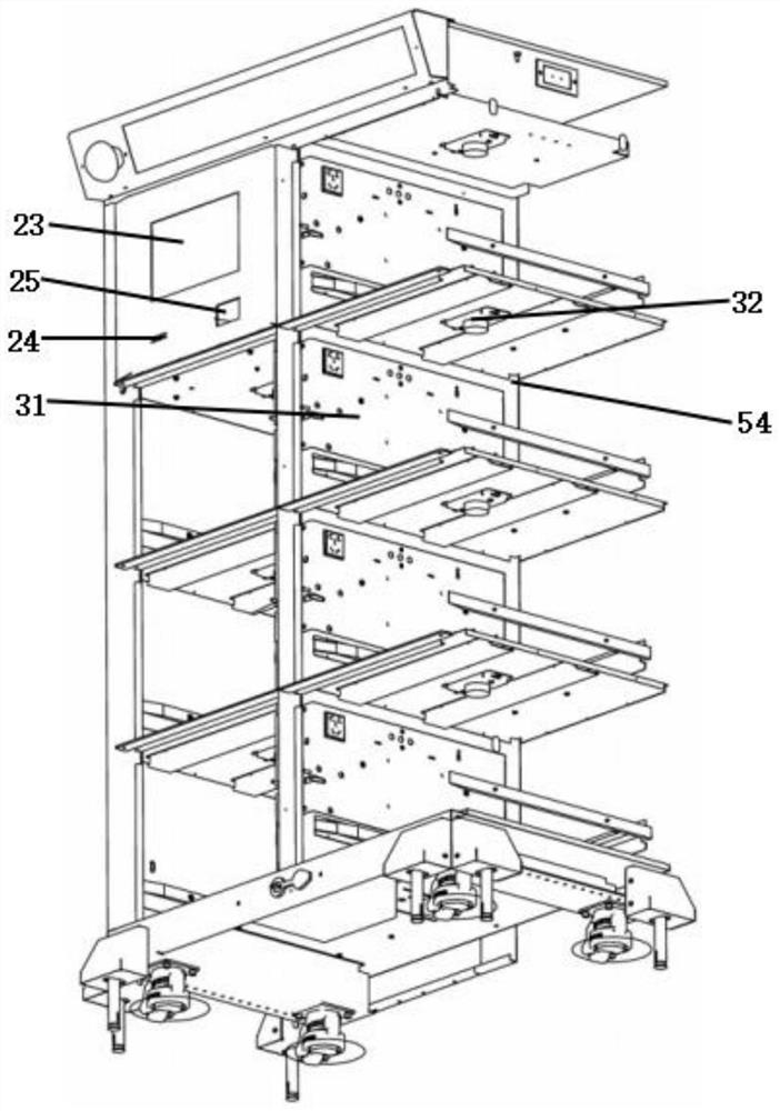 High-safety intelligent charging cabinet