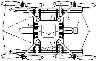 An air carrying, deploying and recovering system of a small underwater vehicle