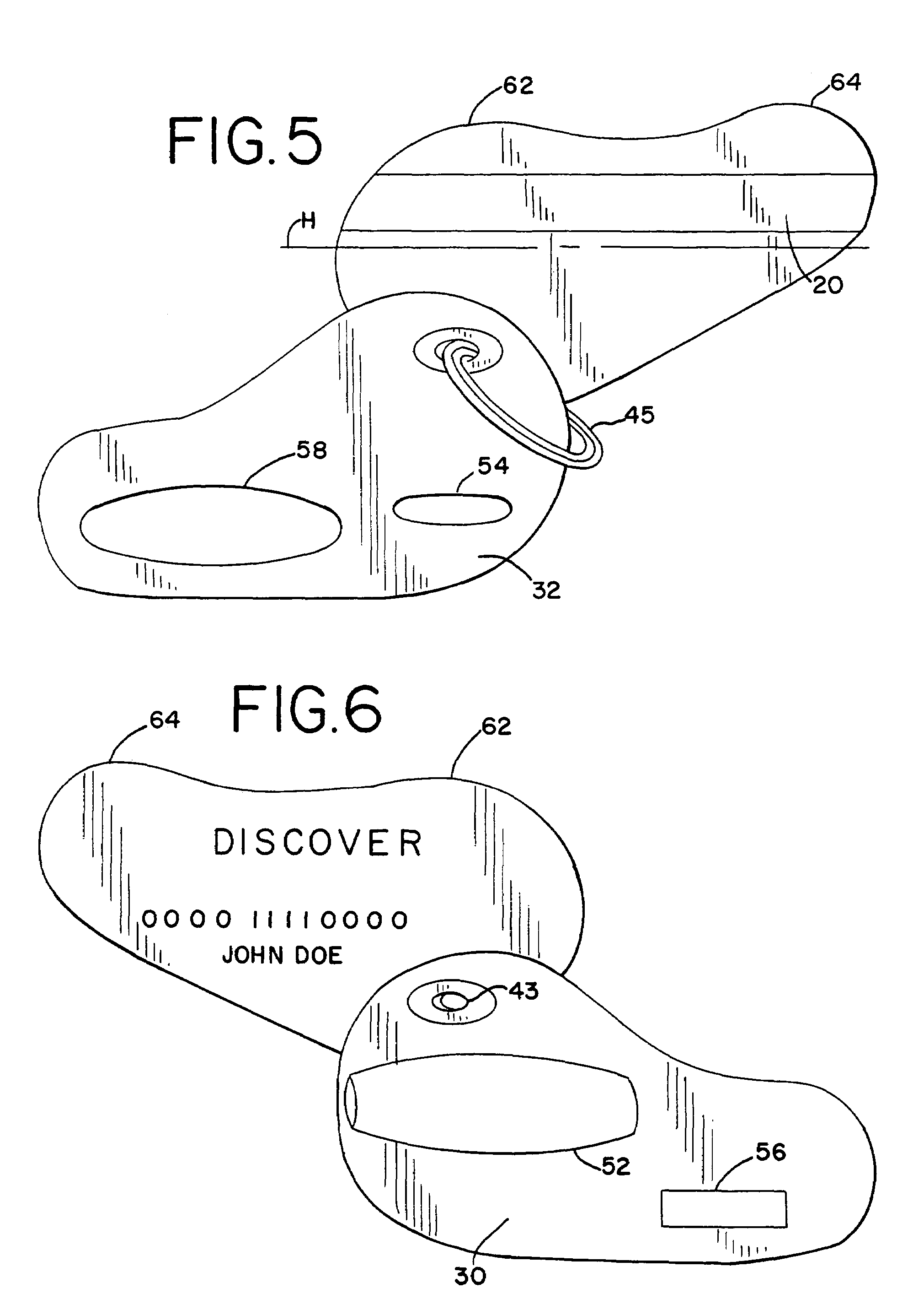 Non-rectangular shaped credit card with case