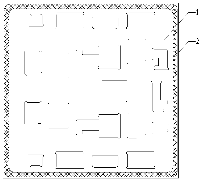 Ceramic double-sided three-dimensional integrated architecture and packaging method of ultra-wideband RF microsystem