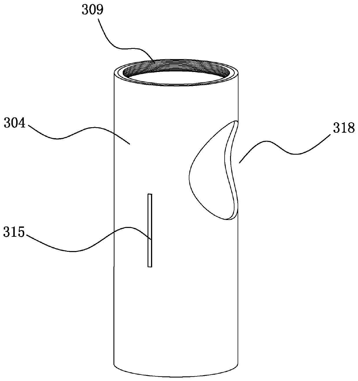 Valve rod locking mechanism of valve