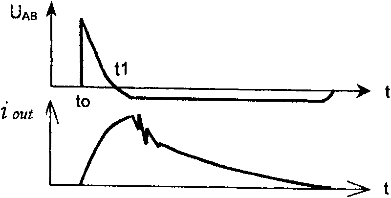 Inductance energy-releasing swashing current-generator