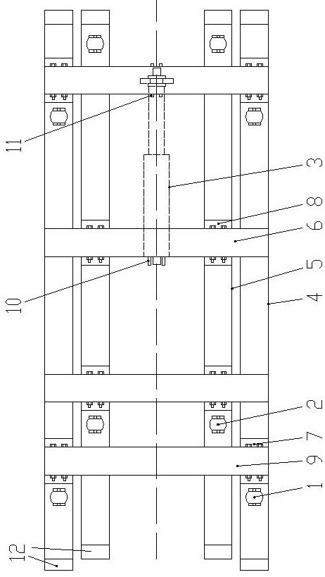 Constant-support push-pull stepping self-moving type forepoling hydraulic support and supporting method thereof