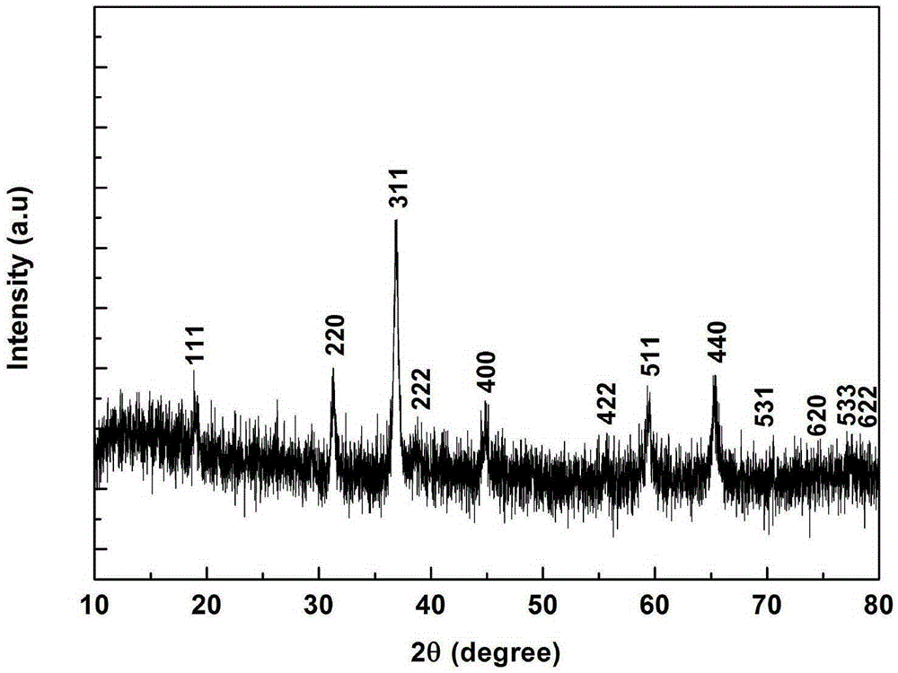 Method for preparing flaky nano CoO or Co3O4 through assistant microwave heating