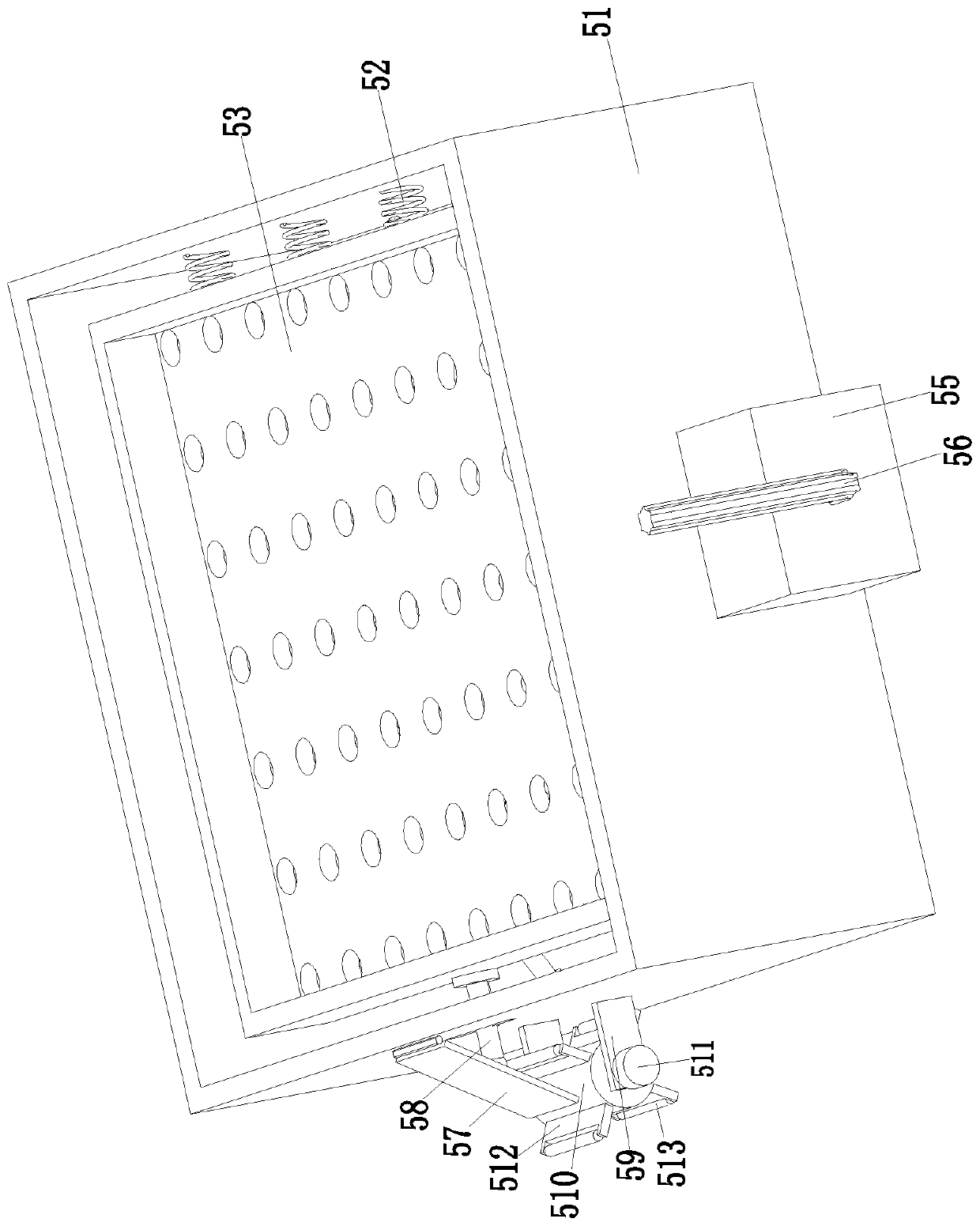 A kind of starch automatic processing equipment and its grinding and screening process