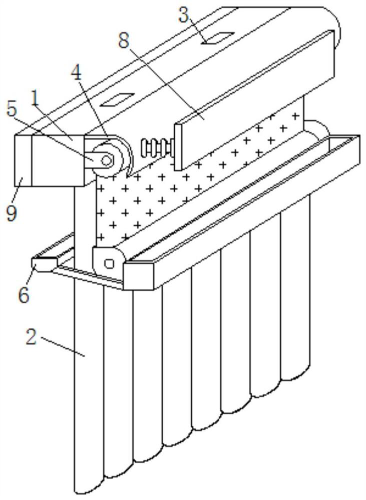 Angle-adjustable curtain for smart home and adjusting method