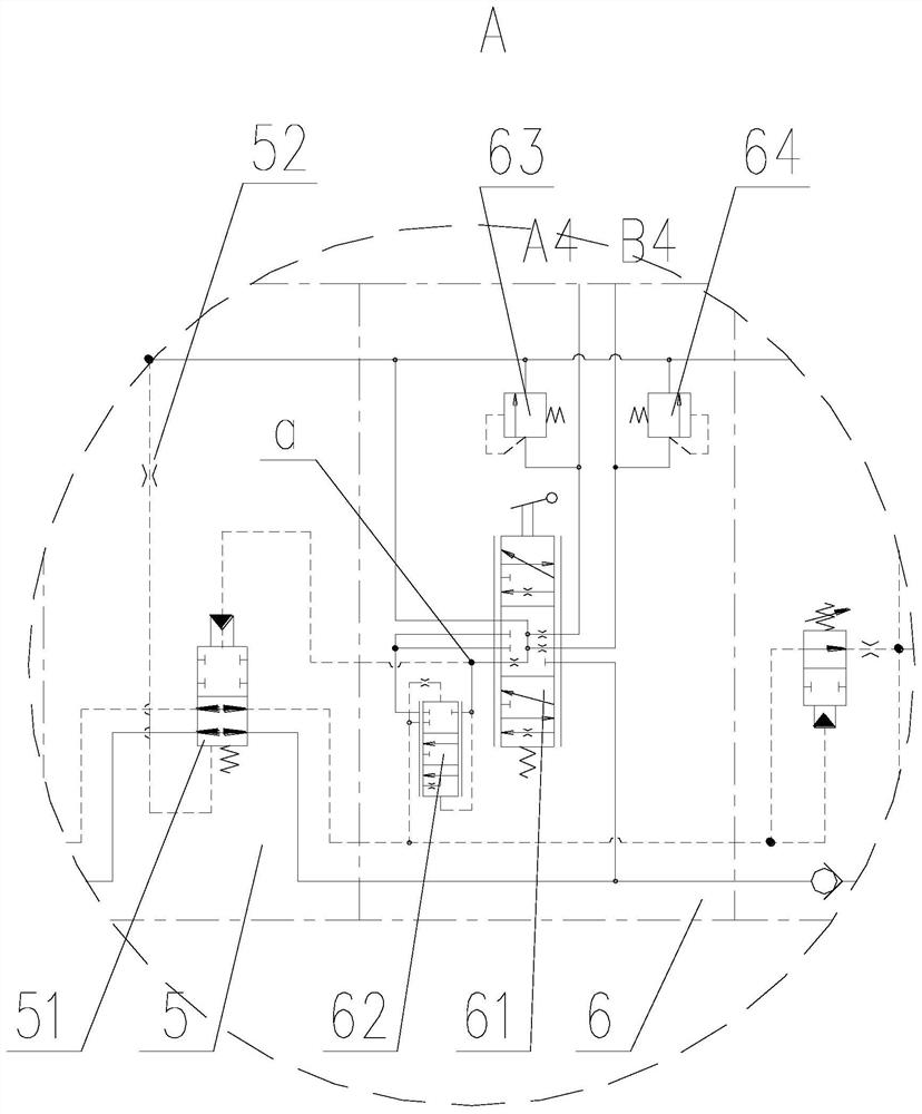 Load-sensitive multi-way valve with double-pump confluence function