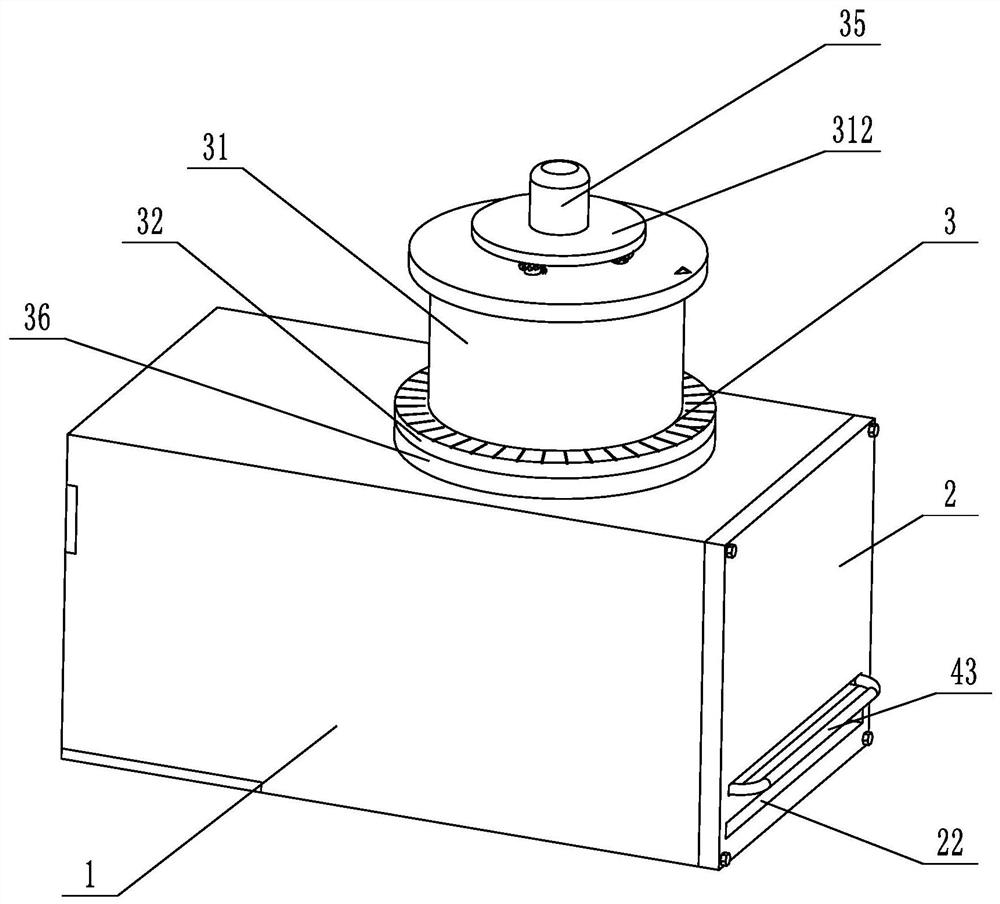 Potato chip detumescence device and using method thereof