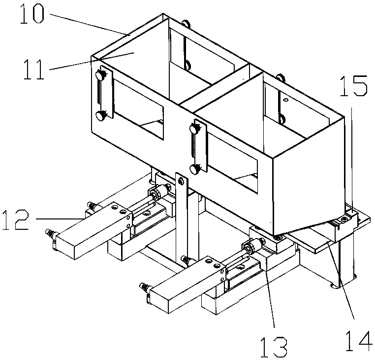 Automatic telescopic rod assembly device