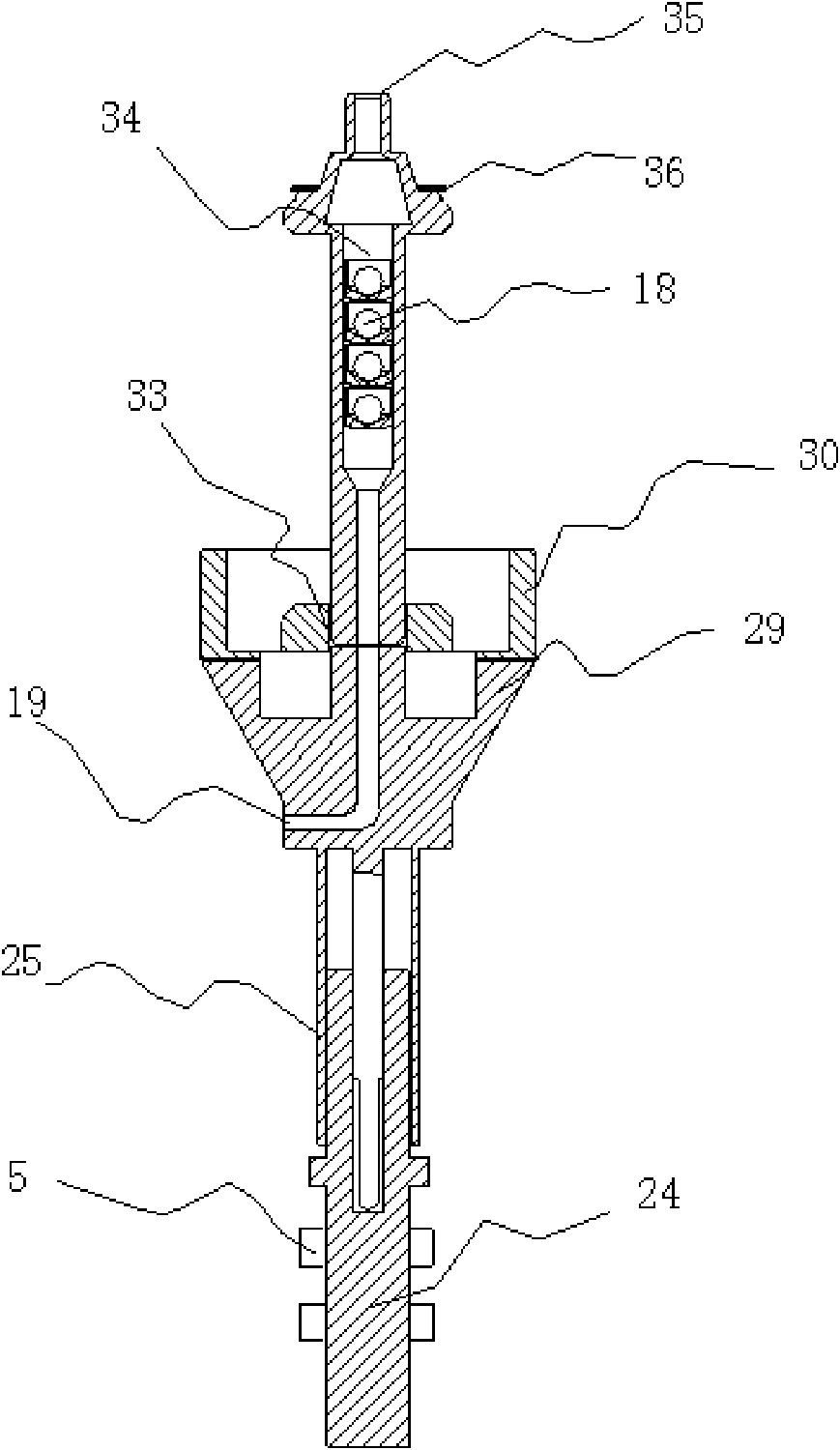 Twisting machine used for compound double twisting