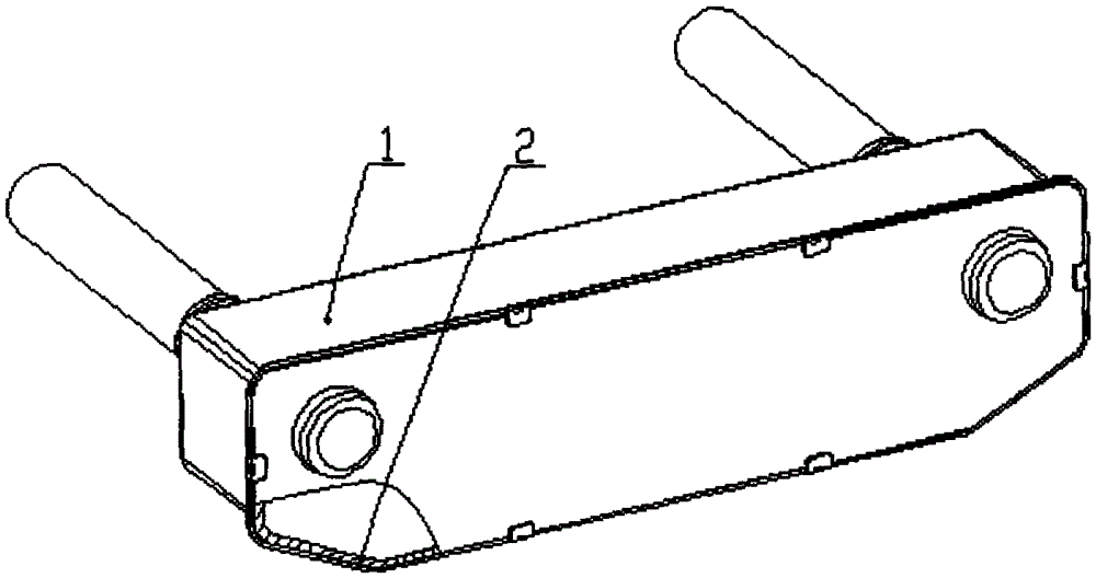 Intelligent double brace for electric motorcycle