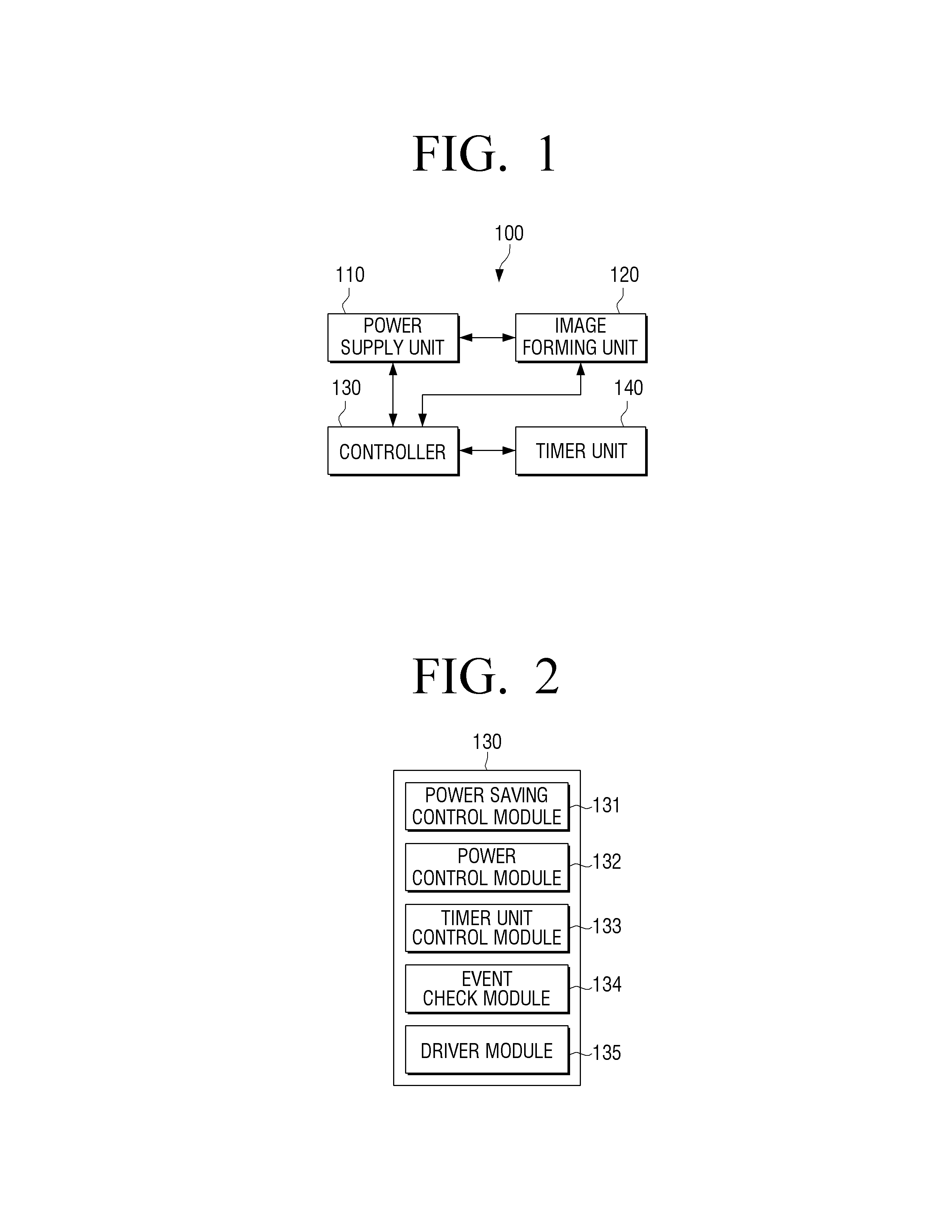 Image forming apparatus, host apparatus, image forming system having the same, and method of controlling power thereof