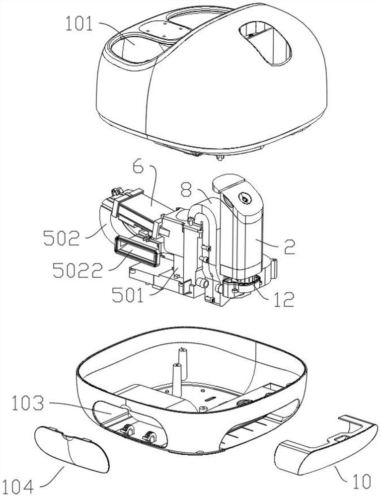 Steam foot bath tub