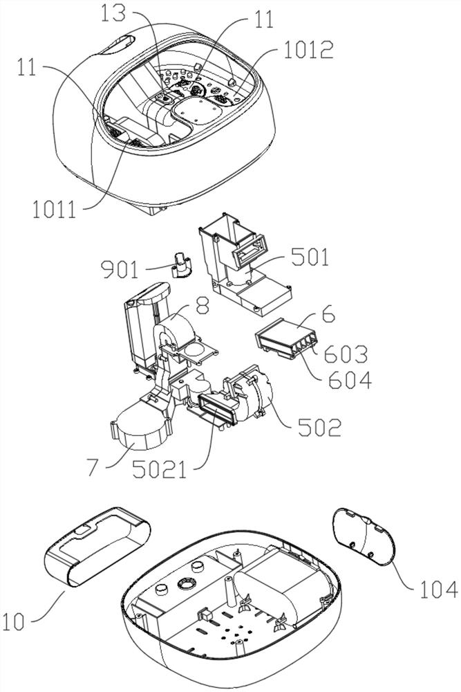 Steam foot bath tub