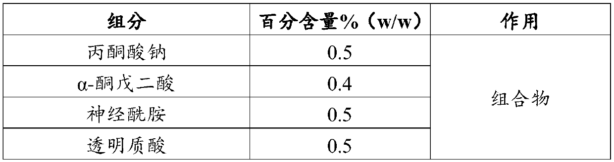 Skin care composition as well as preparation method and application thereof