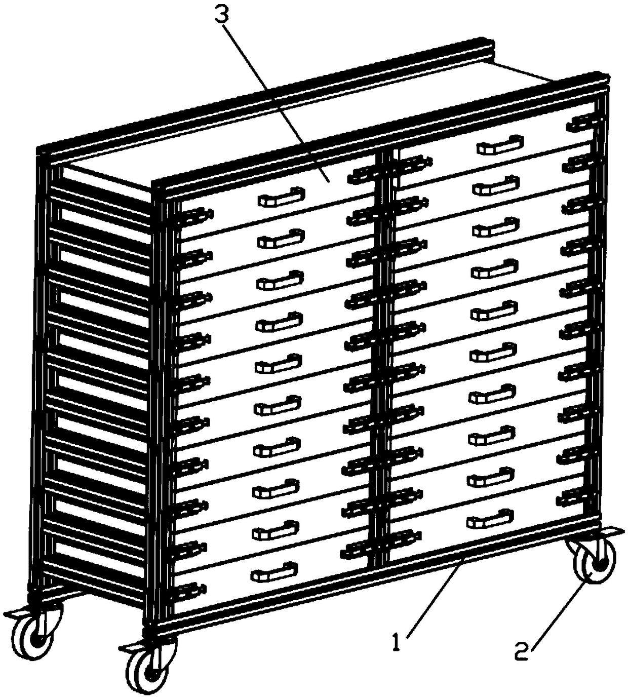 Transfer vehicle for resistors without brackets