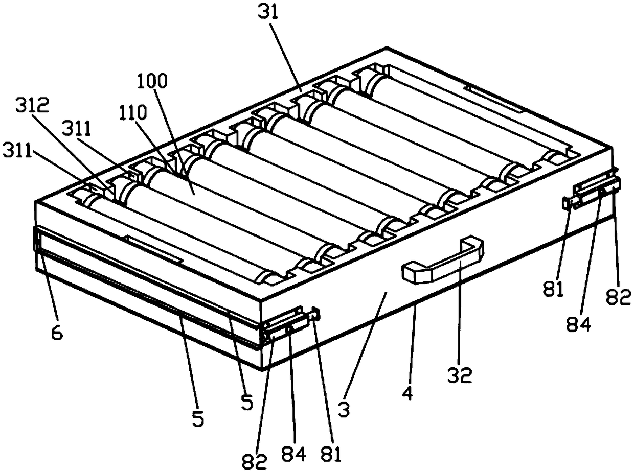 Transfer vehicle for resistors without brackets