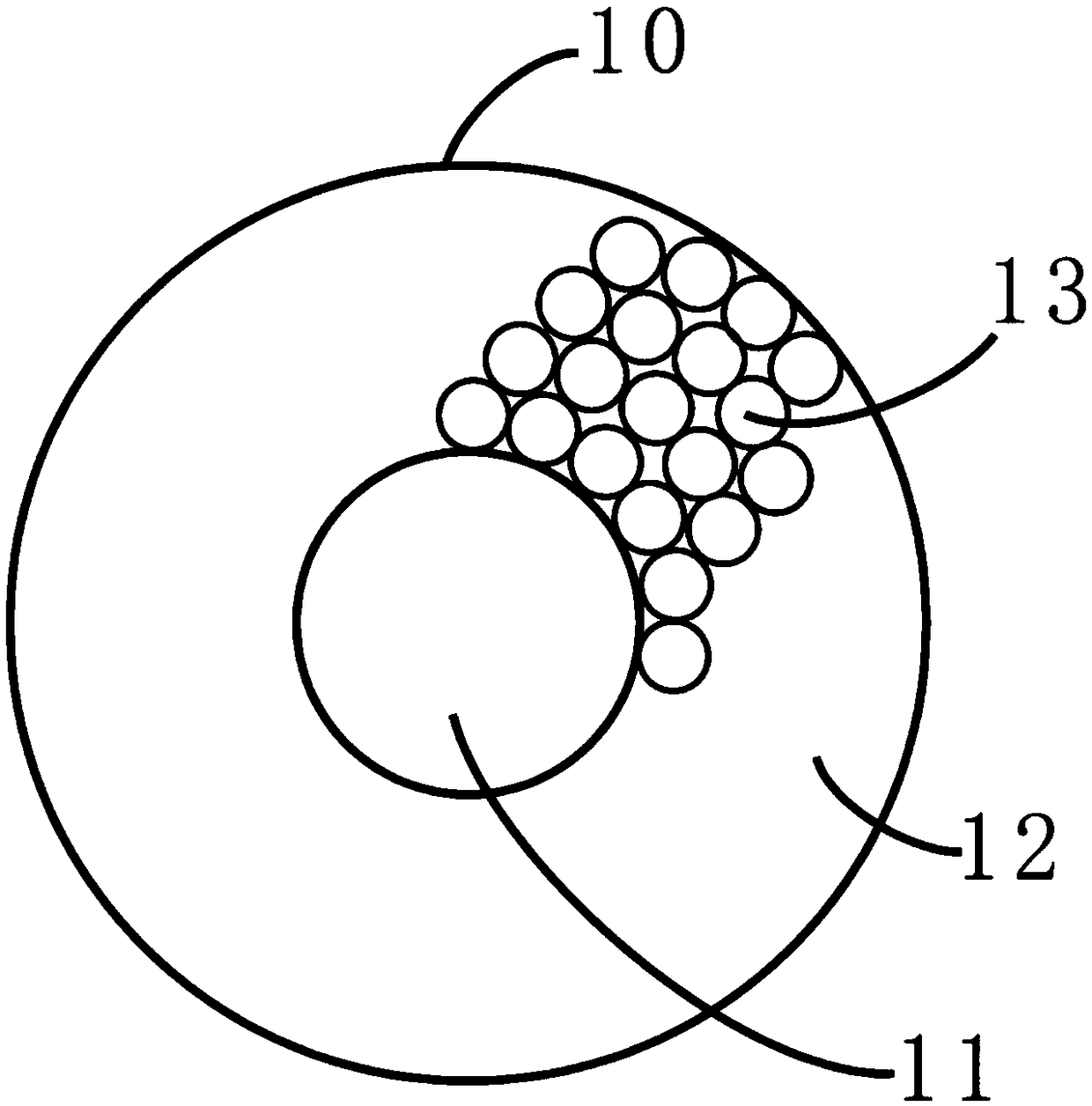 Vision control lens based on peripheral micro-lens, and glasses