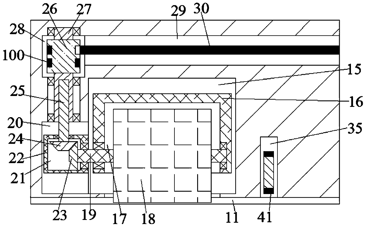 Thin wood chip processing device