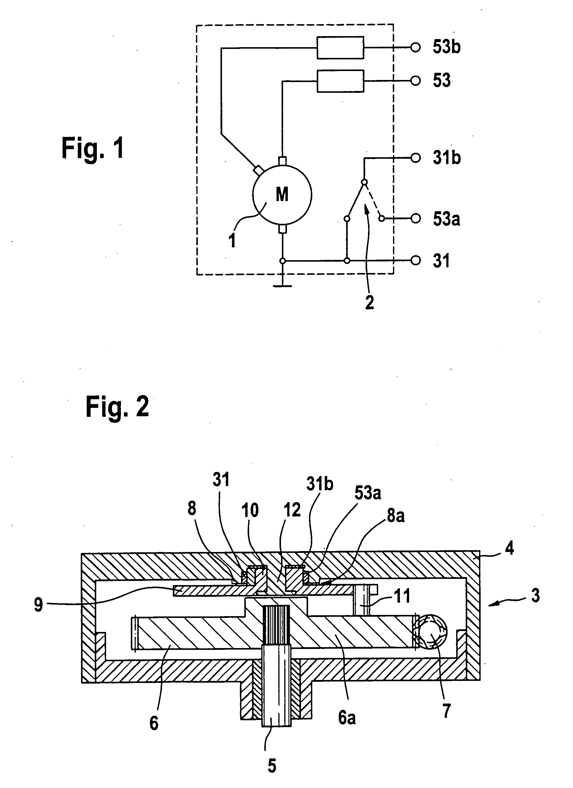 Drive device for window wipers with a parking position switch