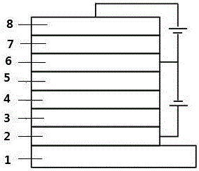 Vertically-structured quantum dot light emitting field effect transistor and preparation method thereof