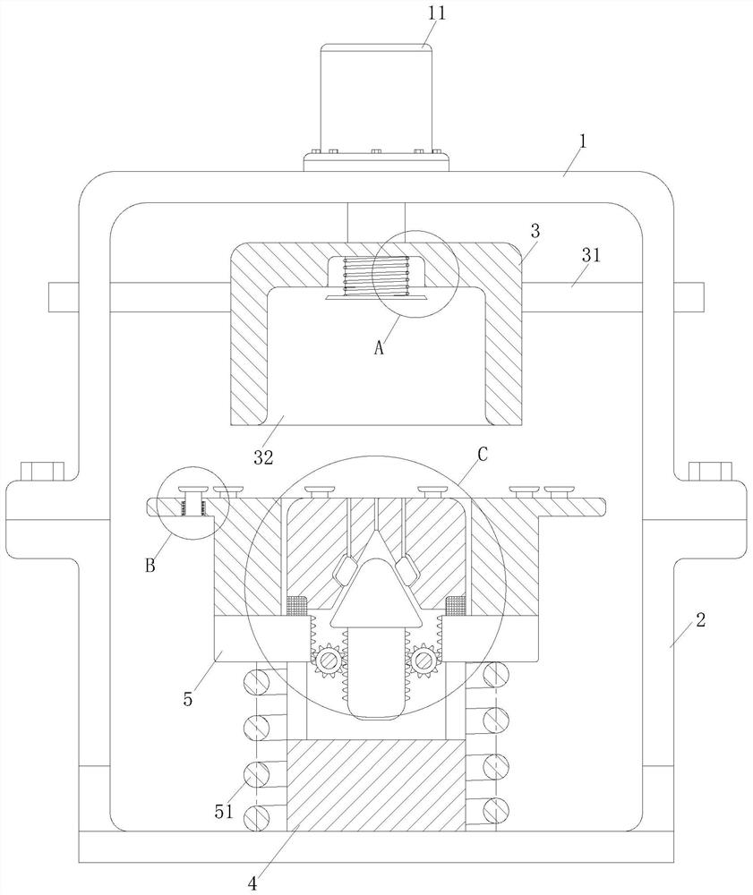 A kind of stamping die and its stamping forming method