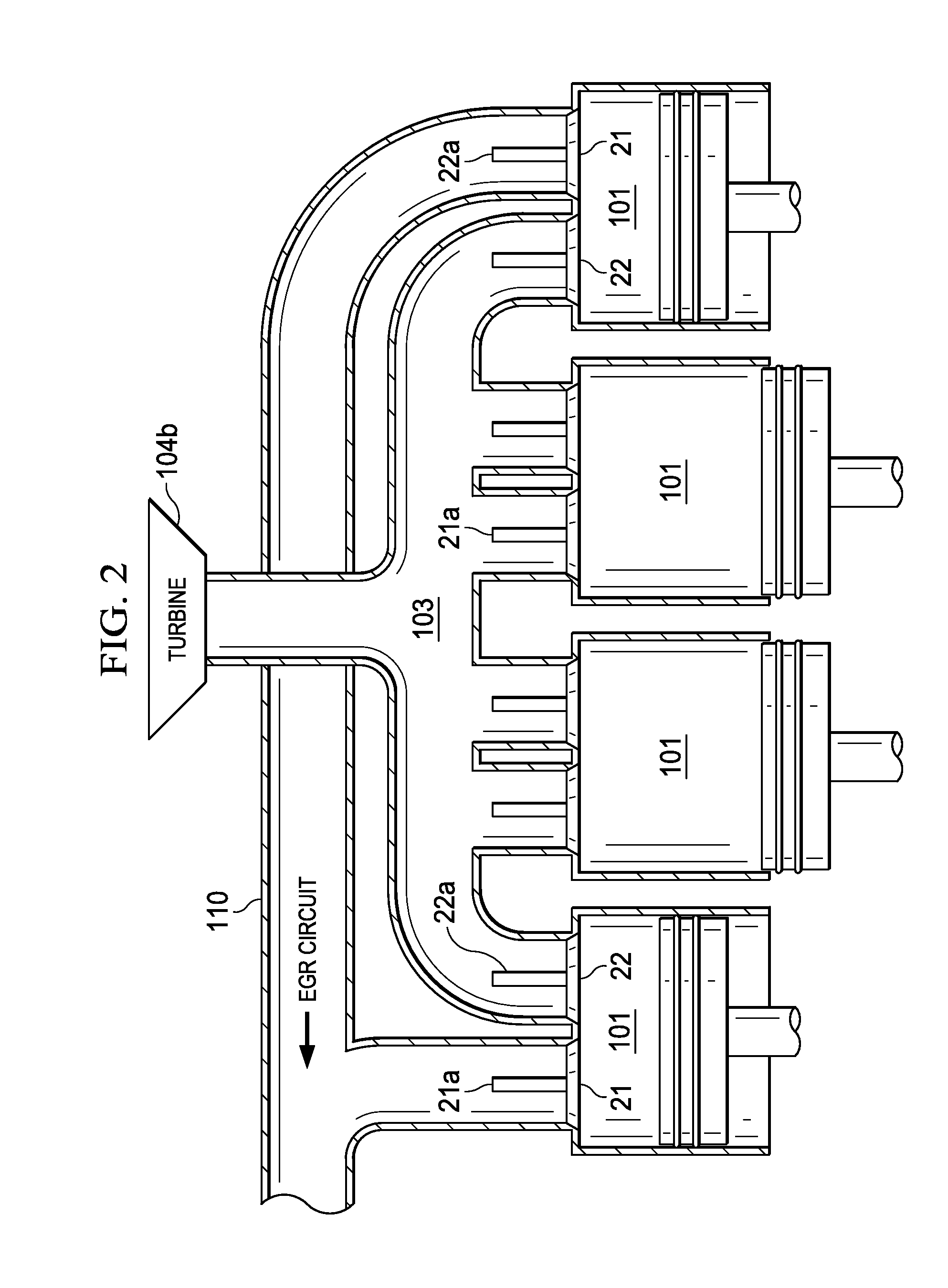 EGR Rate Control For Internal Combustion Engine With Dual Exhaust-Ported Cylinders